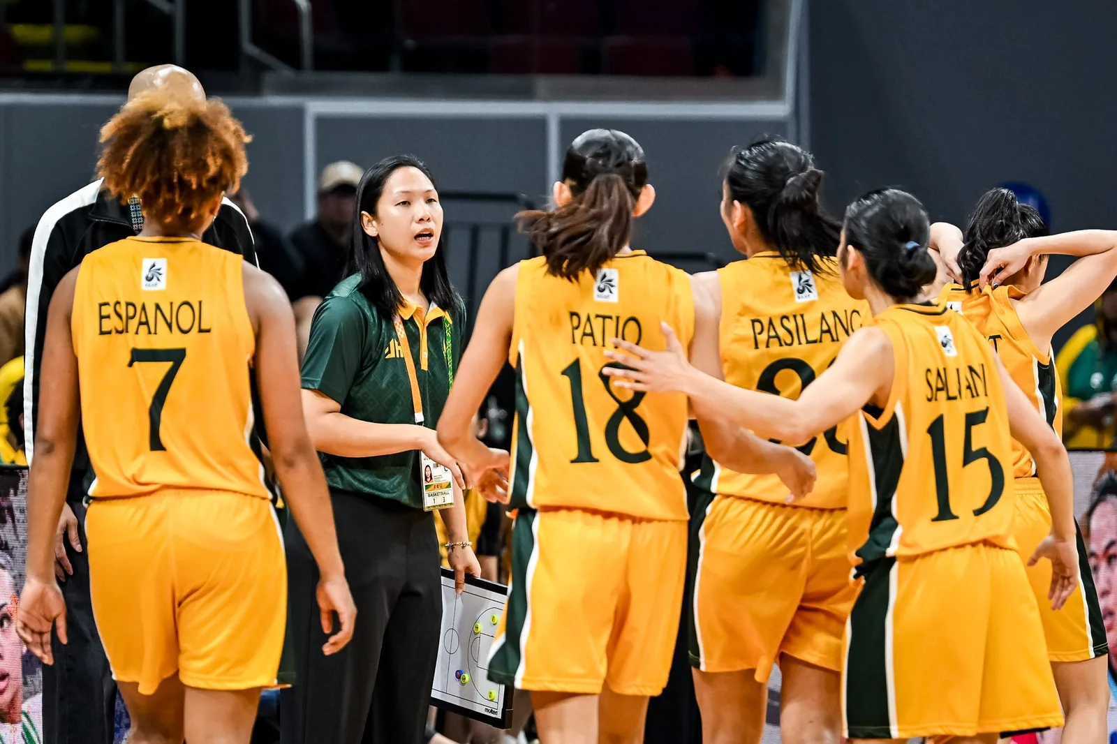 Palmera-Dy Celebrates Historic Asian Games Silver as FEU Standouts Lift Lady Tamaraws