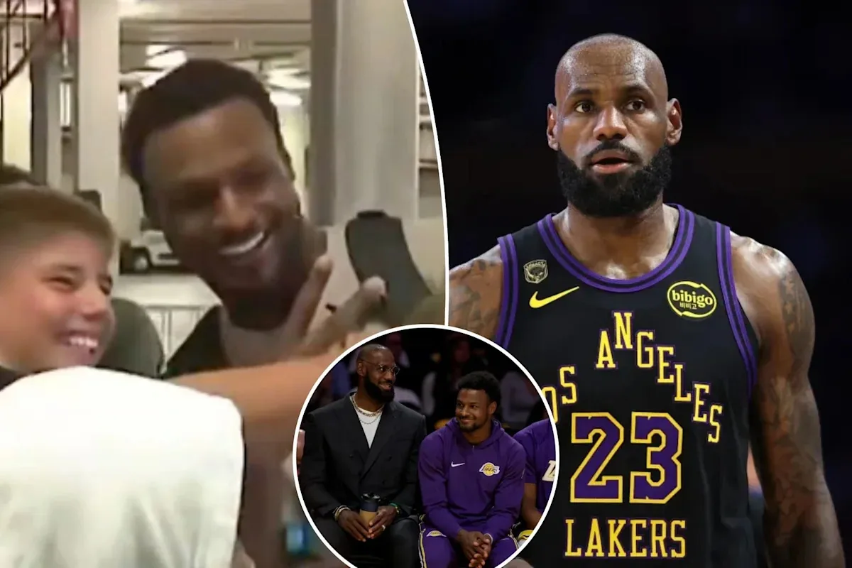 Bronny James Addresses LeBron James' Departure from the Los Angeles Lakers