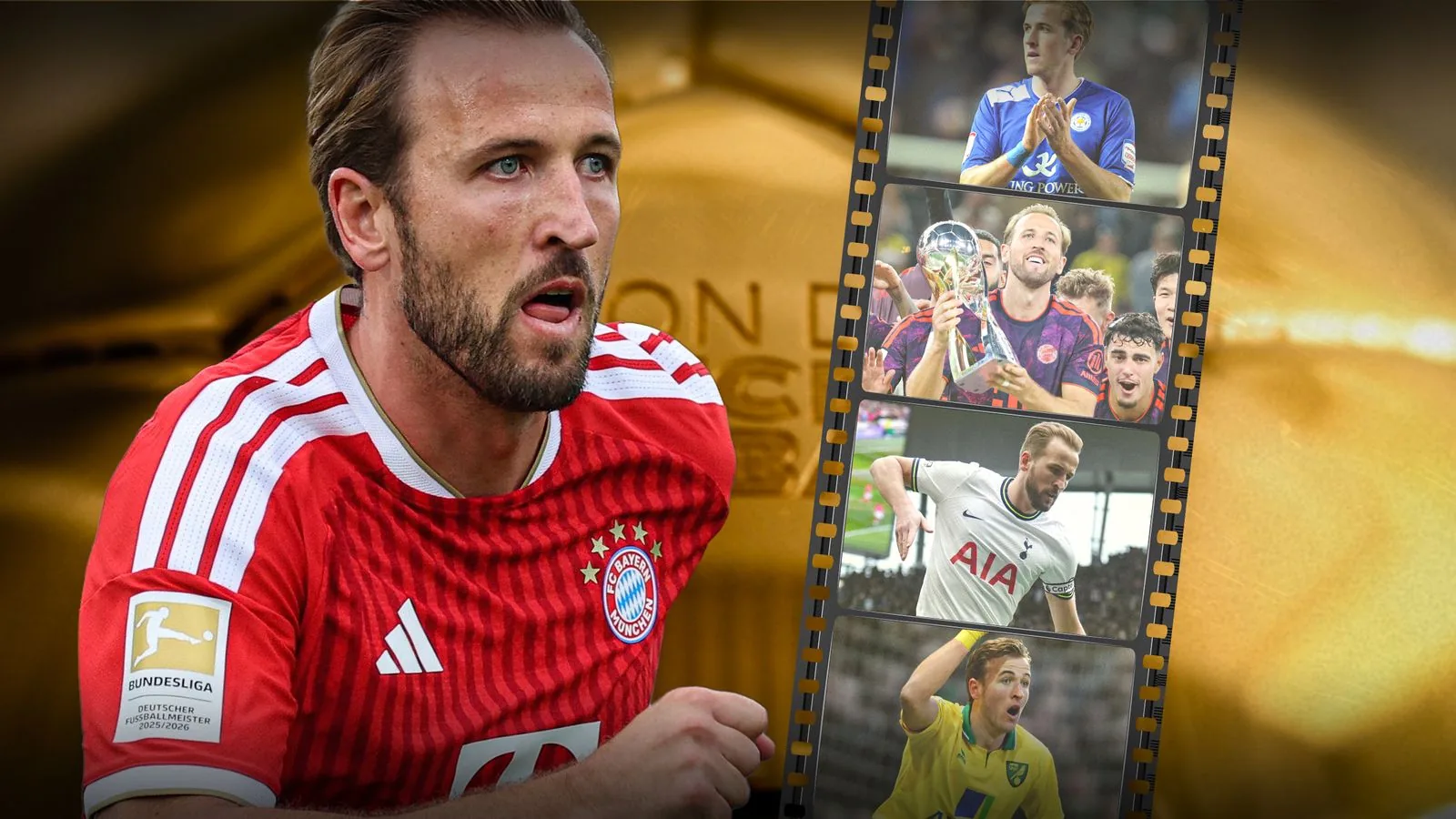 Harry Kane Ballon d'Or win completes an unlikely route to the top