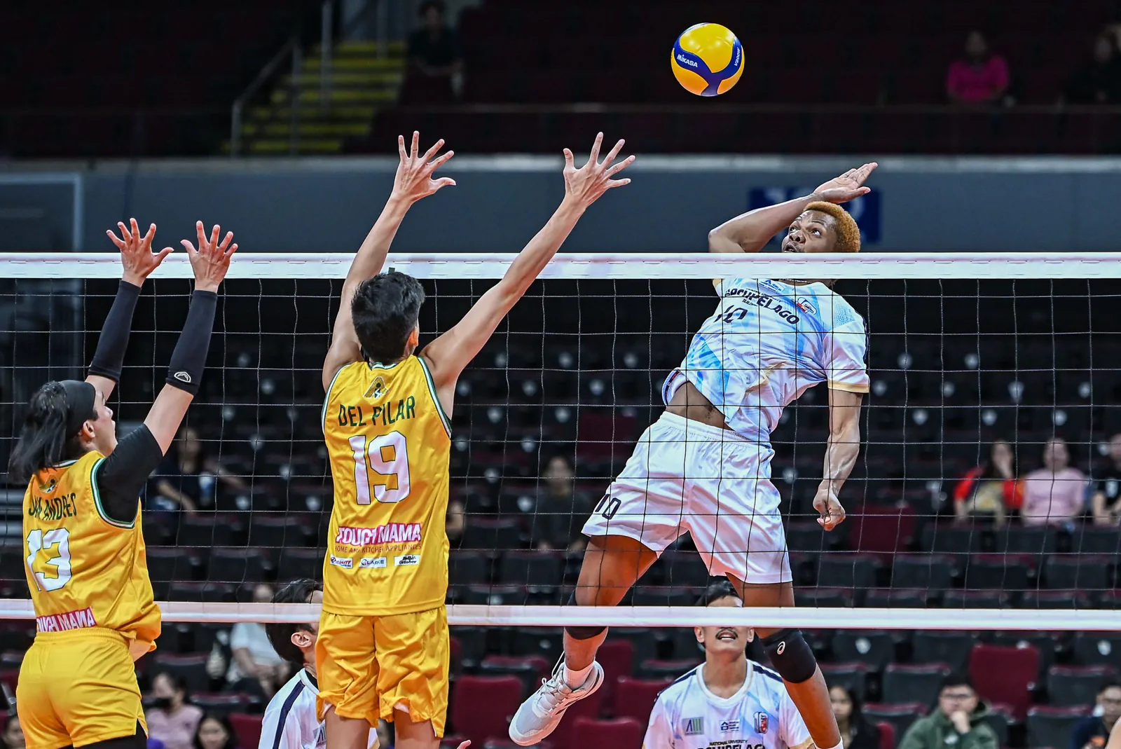 NU Bulldogs sweep Alpha Insurance as Mukaba anchors block wall