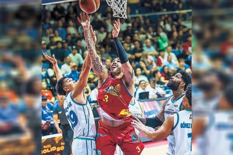 Rain or Shine Converge opener flips on a third-quarter storm