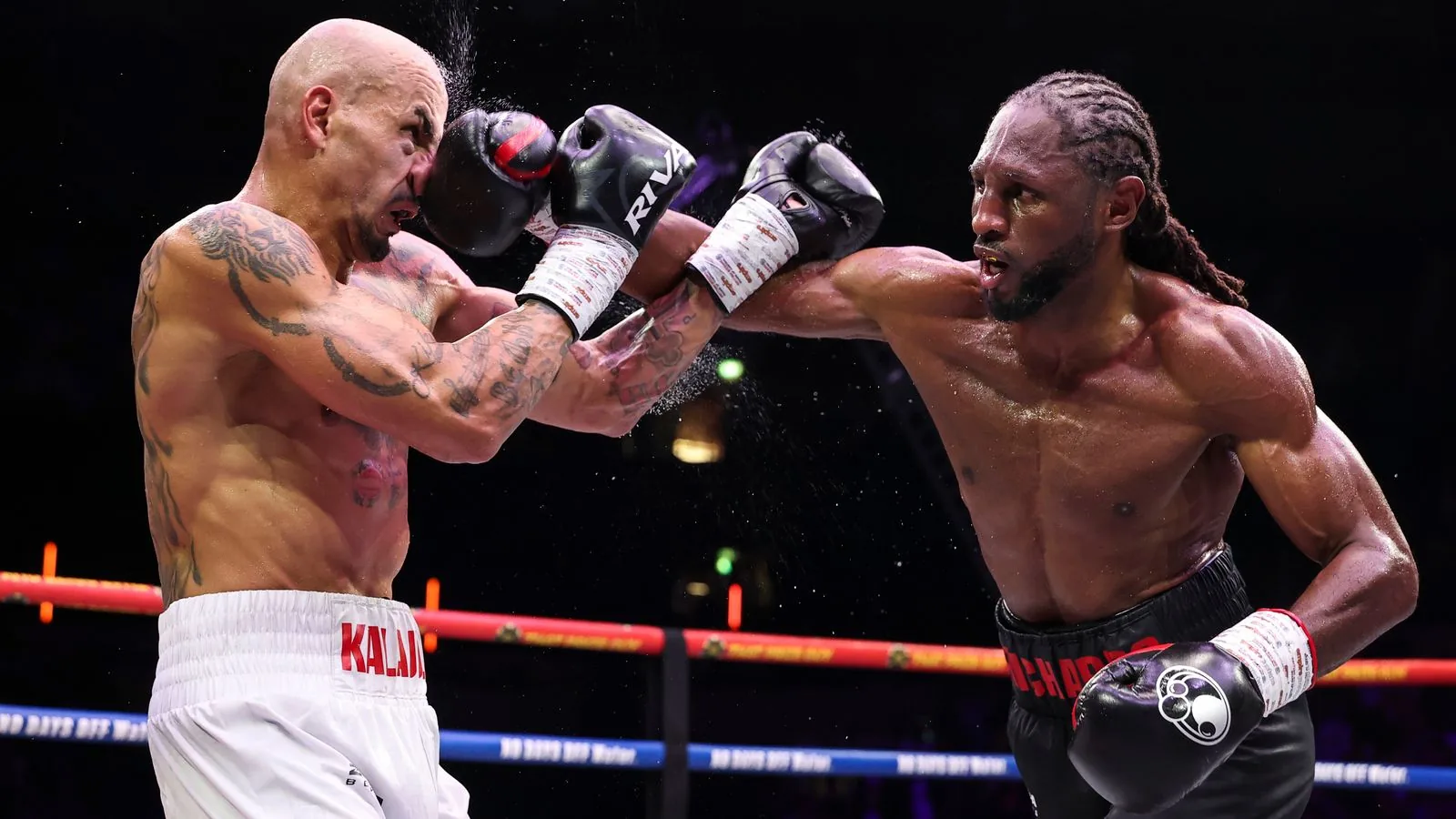 Kalajdzic Richards knockdown hands Craig Richards hometown defeat